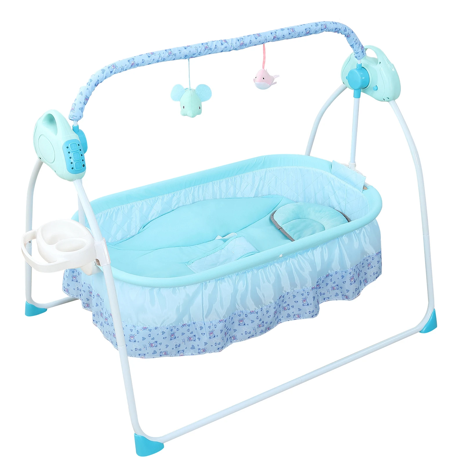 0-18 Months 25kg Electric Baby Crib Cradle Infant Rocker Auto Swing Bed Baby Cradle 2 0-18 Months 25kg Electric Baby Crib Cradle Infant Rocker Auto Swing Bed Baby Cradle 2