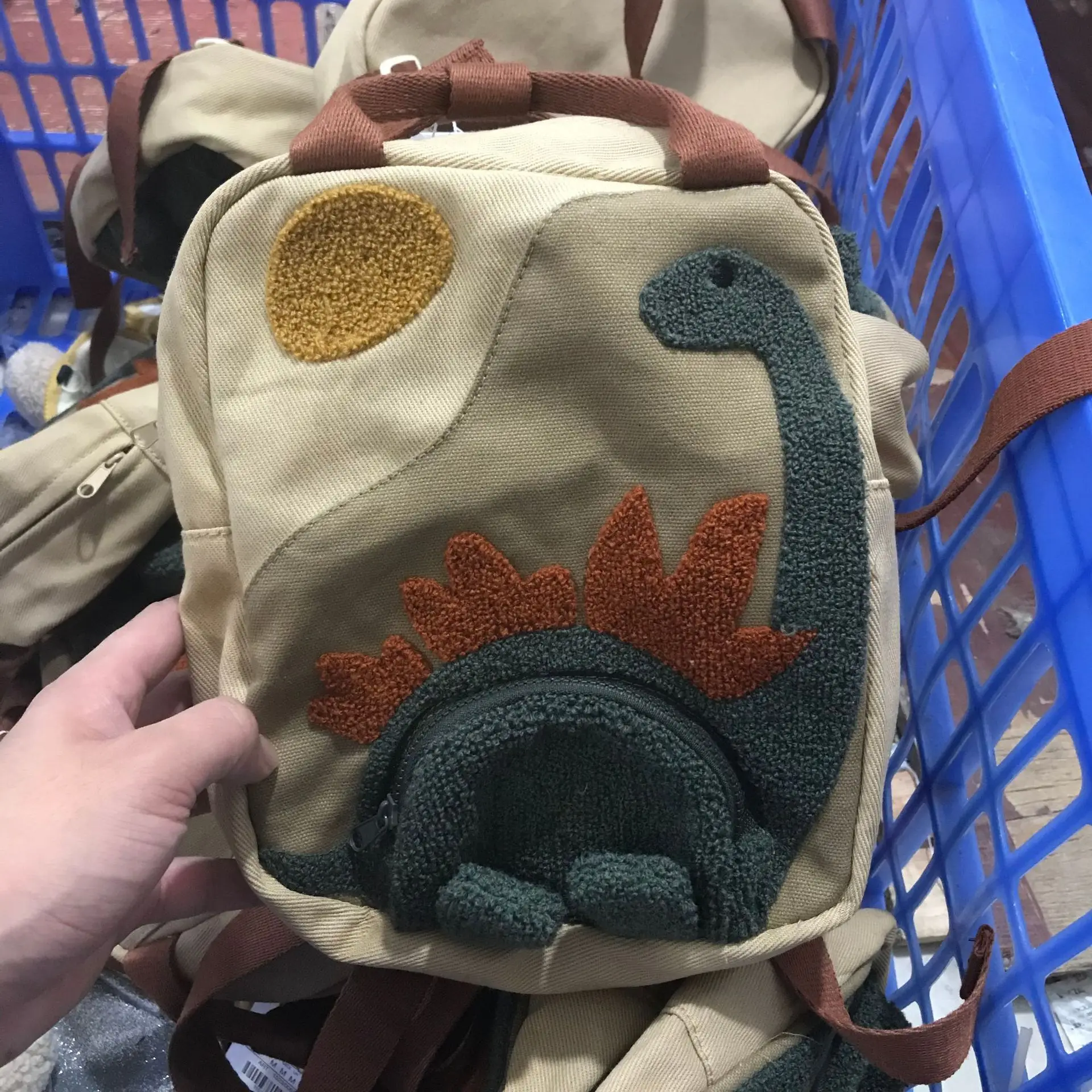 New Embroidered Kids Backpack Cute Cartoon Dinosaur Girls Boy Backpack Canvas Kids Schoold Bags Kindergarten Children's Backpack 5 New Embroidered Kids Backpack Cute Cartoon Dinosaur Girls Boy Backpack Canvas Kids Schoold Bags Kindergarten Children's Backpack 5