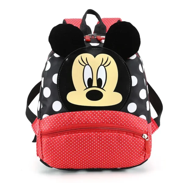 5 Style Disney Cartoon Backpack For Baby Boys Girls Minnie Mickey Mouse Children Lovely Schoolbag Kindergarten Kids Toys 5