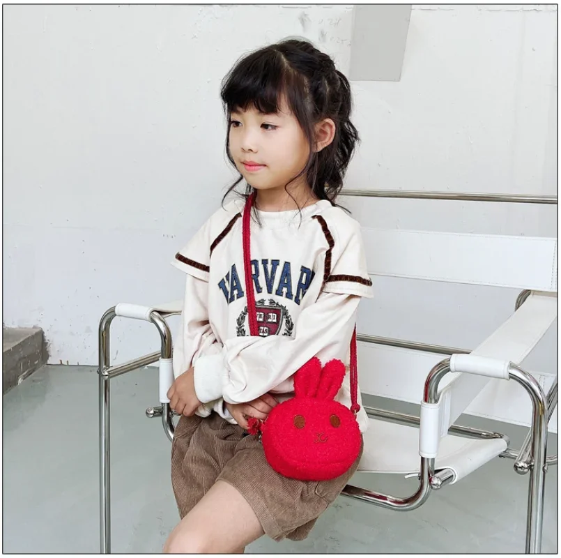 New Cute Little Rabbit Baby Girls Handbags Fashion School Bags for Girls Kids Small Shoulder Lunch Bags Child Girl Backpacks 3