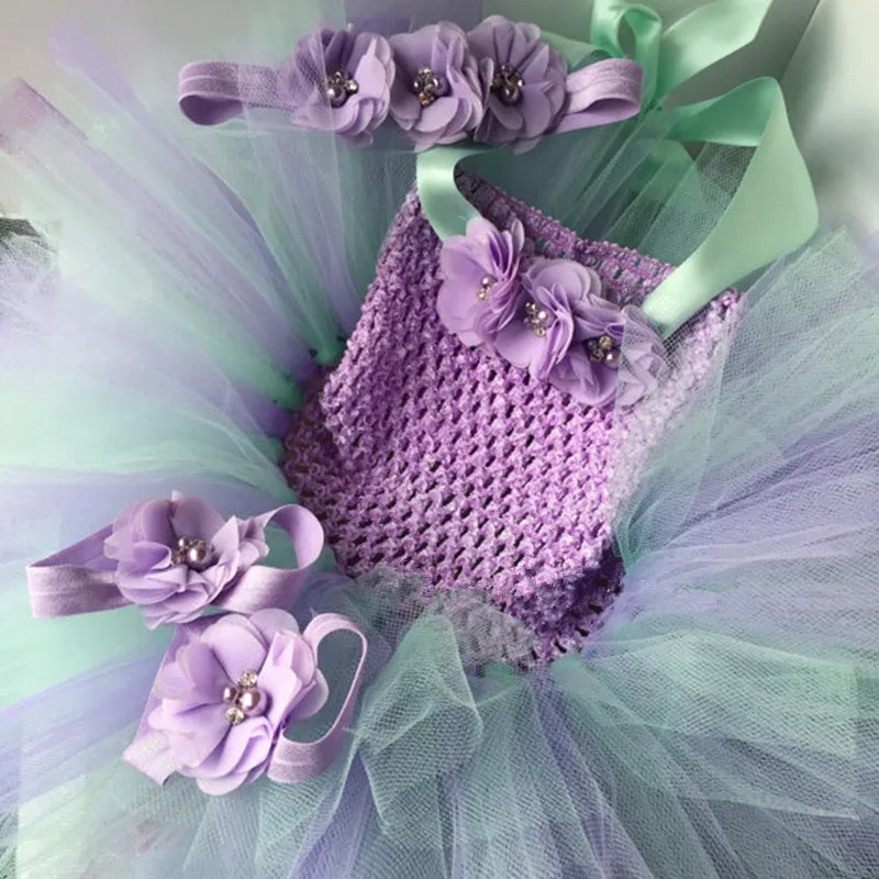 Baby Girls Pink Flower Crochet Tutu Dress Girls Tulle Dress with Hairbow and Foot Rings Set Newborn Birthday Party Costume Dress 5 Baby Girls Pink Flower Crochet Tutu Dress Girls Tulle Dress with Hairbow and Foot Rings Set Newborn Birthday Party Costume Dress 5