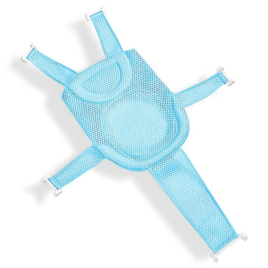 Newborn Bathtub Pillow Cushion Adjustable Soft Anti-slip High Elasticity Infant Bath Mat Cross-shaped Bath Net Shower Cradle 5 Newborn Bathtub Pillow Cushion Adjustable Soft Anti-slip High Elasticity Infant Bath Mat Cross-shaped Bath Net Shower Cradle 5
