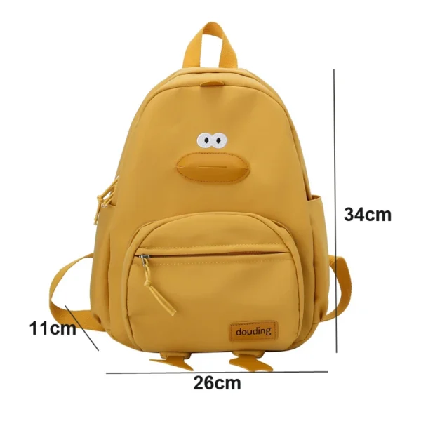 Canvas Kids Backpack School Bag for Girls Boys Cartoon Duck Children Travel Bags Portable Primary Child School Backpacks 6