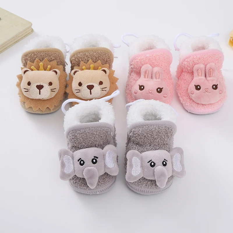 Newborn Winter Baby Boots Shoes Cute Cartoon Boy Girl Toddler Plush Snow Booties Warm Infant Crib Shoes First Walkers 3 Newborn Winter Baby Boots Shoes Cute Cartoon Boy Girl Toddler Plush Snow Booties Warm Infant Crib Shoes First Walkers 3