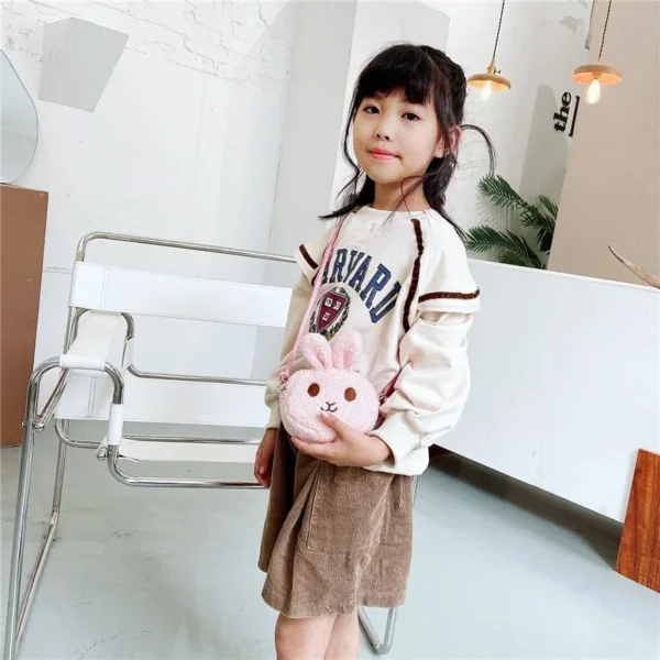 New Cute Little Rabbit Baby Girls Handbags Fashion School Bags for Girls Kids Small Shoulder Lunch Bags Child Girl Backpacks 2