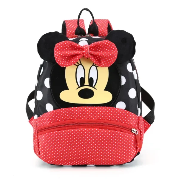 5 Style Disney Cartoon Backpack For Baby Boys Girls Minnie Mickey Mouse Children Lovely Schoolbag Kindergarten Kids Toys 4
