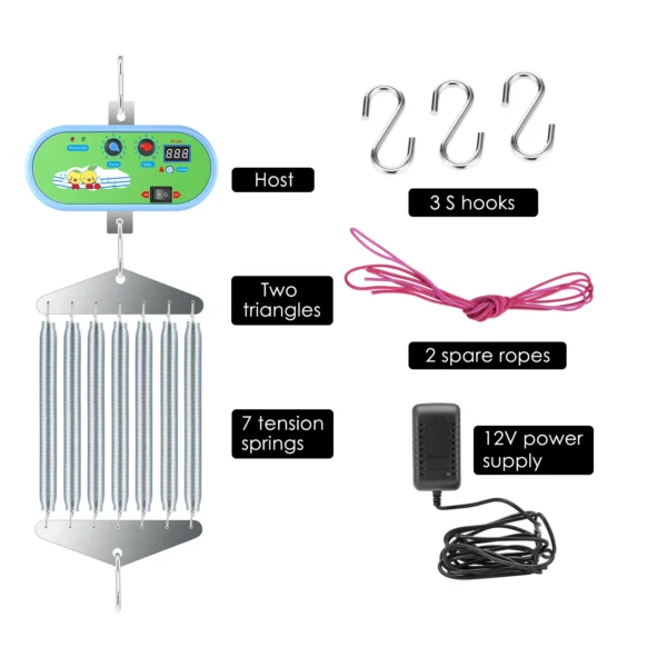Baby Swing Baby Bouncer Controller Automatic Spring For Baby Cradle And Baby Hammock With Adjustable Timer Free Your Hands 3